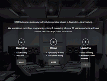 Tablet Screenshot of csrstudios.co.za